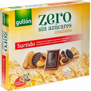 hozzáadott cukor nélkül KEKSZEK Gullon Surtido cukormentes kekszválogatás 329 gr