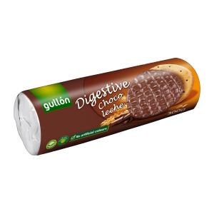 KEKSZEK Gullon Choco Digestiva keksz tejcsokoládé bevonattal 300 gr