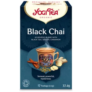 gluténmentes TEÁK YOGI TEA® BIO TEA – BLACK CHAI 37,4 GR