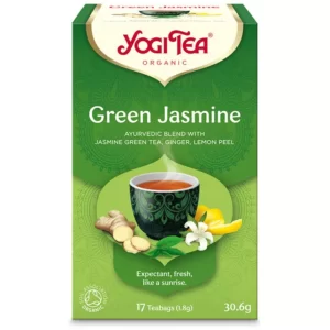 gluténmentes TEÁK YOGI TEA® BIO TEA – GREEN JASMINE 30,6 GR