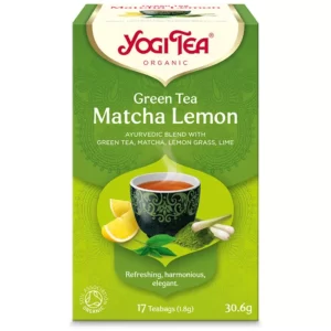 bio TEÁK YOGI TEA® BIO TEA – GREEN TEA MATCHA-LEMON 30,6 GR