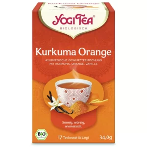 bio TEÁK YOGI TEA® BIO TEA – KURKUMA-ORANGE 34 GR
