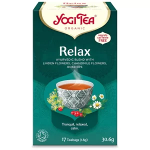 laktózmentes TEÁK YOGI TEA® BIO TEA – RELAX (NYUGTATÓ TEA) 30,6 GR