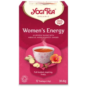 vegán TEÁK YOGI TEA® BIO TEA – WOMEN’S ENERGY 30,6 GR
