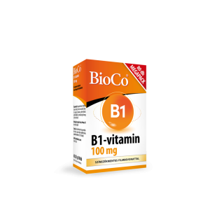 vegán TÁPLÁLÉKKIEGÉSZÍTŐK - VITAMINOK BioCo B1-vitamin 100 mg Megapack filmtabletta 80 db
