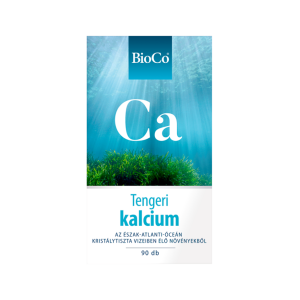 gluténmentes TÁPLÁLÉKKIEGÉSZÍTŐK - VITAMINOK BioCo Tengeri kalcium tabletta 90 db