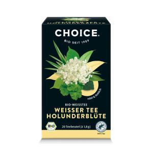 bio TEÁK CHOICE® BIO – Fehér tea bodzavirággal 36 gr